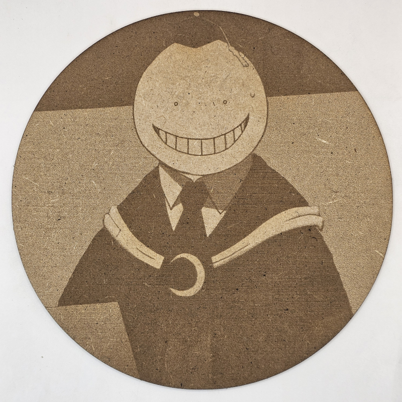 grabado laser en mdf ánime/manga, Koro-sensei, Assassination Classroom , decoración otaku, decoración ánime/manga