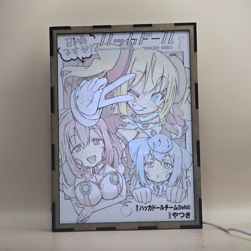 Lámpara LED de Hacka Doll The Animation con Hacka Doll #1, Hacka Doll #2 y Hacka Doll #3 - Galeria