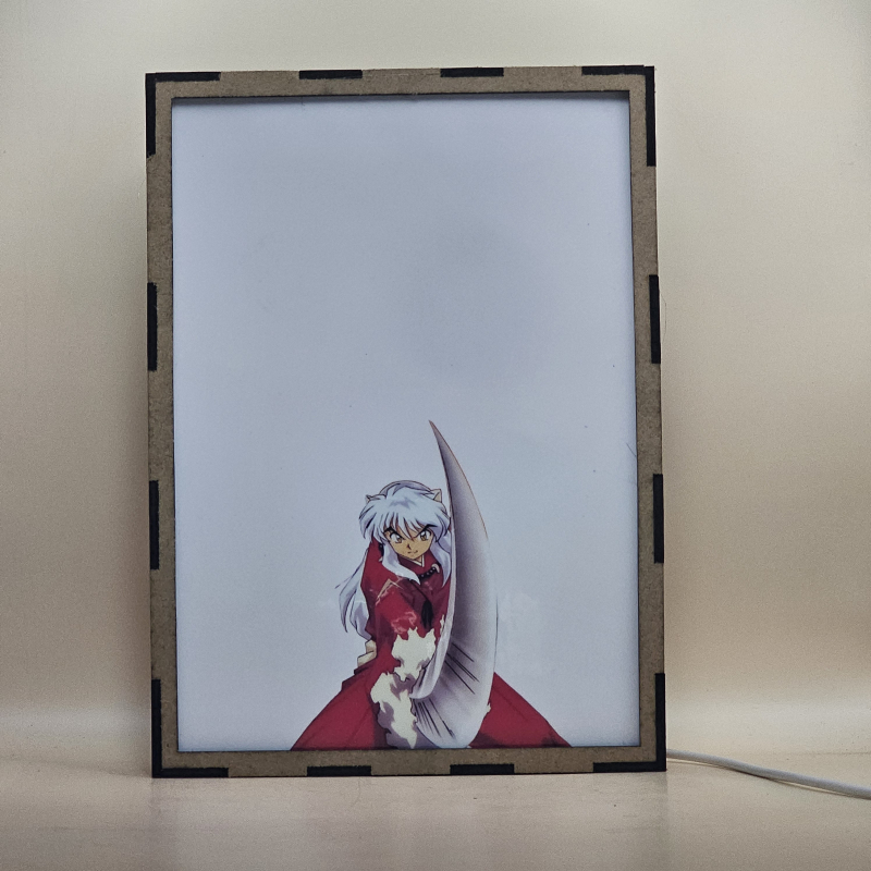 Lámpara LED de InuYasha con Kagome Higurashi, Sesshomaru, Miroku, Sango, Shippo y Kirara - Galeria